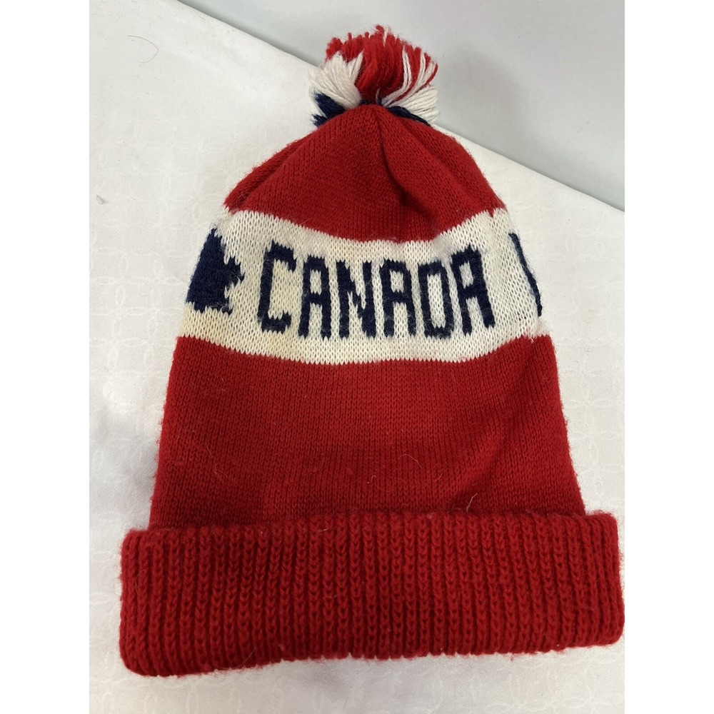 Vintage Montreal Canada Stocking Hat GUC 80's? Unisex One Size